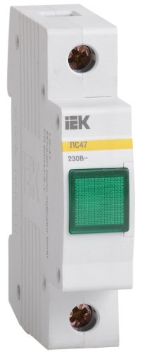 Лампа сигнальная неоновая на DIN-рейку IEK KARAT ЛС-47 зеленая фото Лампа сигнальная неоновая на DIN-рейку IEK KARAT ЛС-47 зеленая картинка